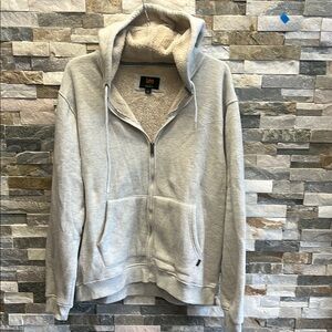 Lee Men's Gray Hoodie Sweater